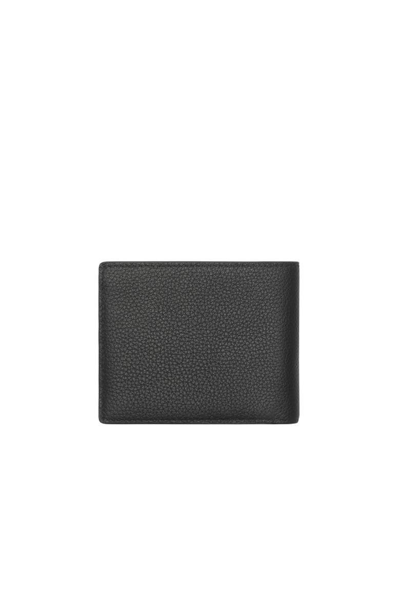 Burberry Slim Knight Stamp Bifold Wallet, Alternate, color, Black