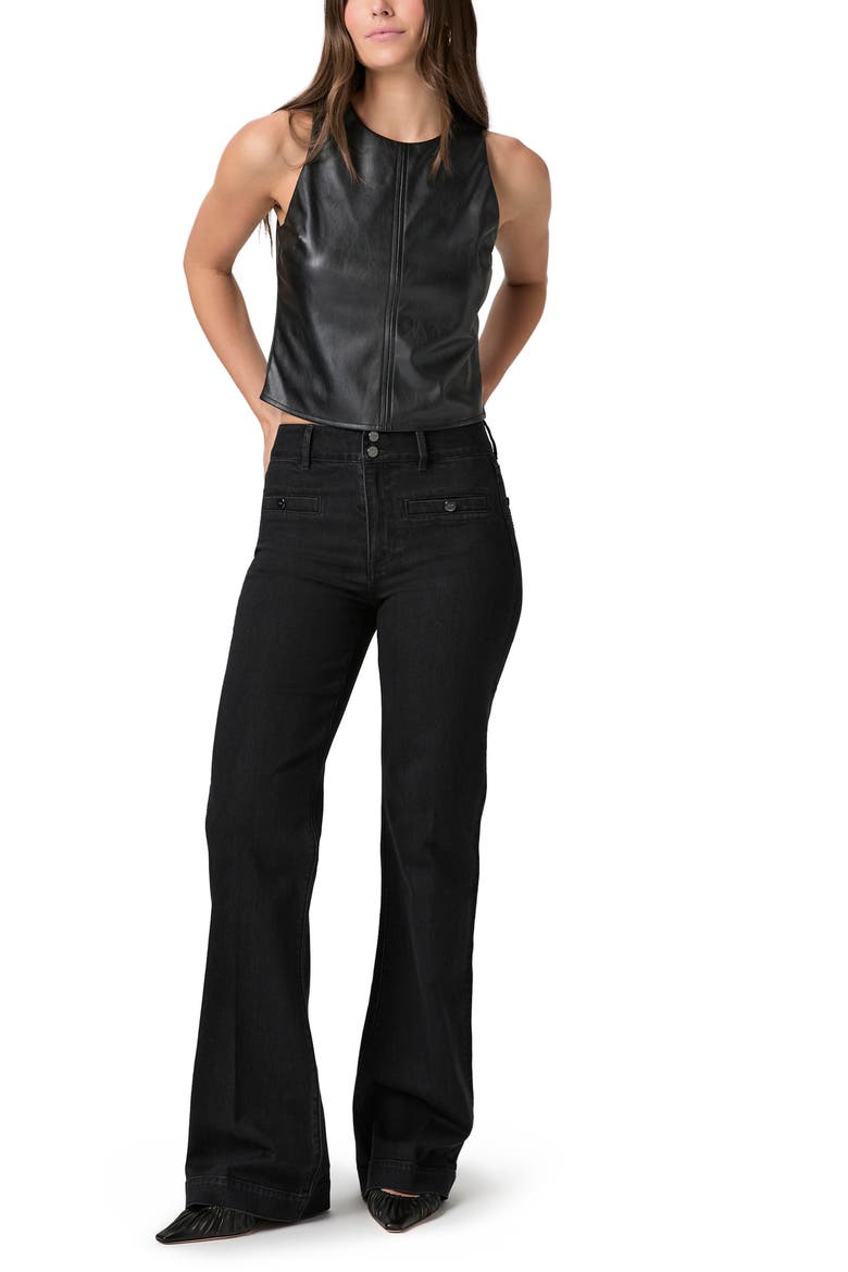 Leenah Welt Pocket Wide Leg Jeans, Alternate, color, FADED DARKNESS