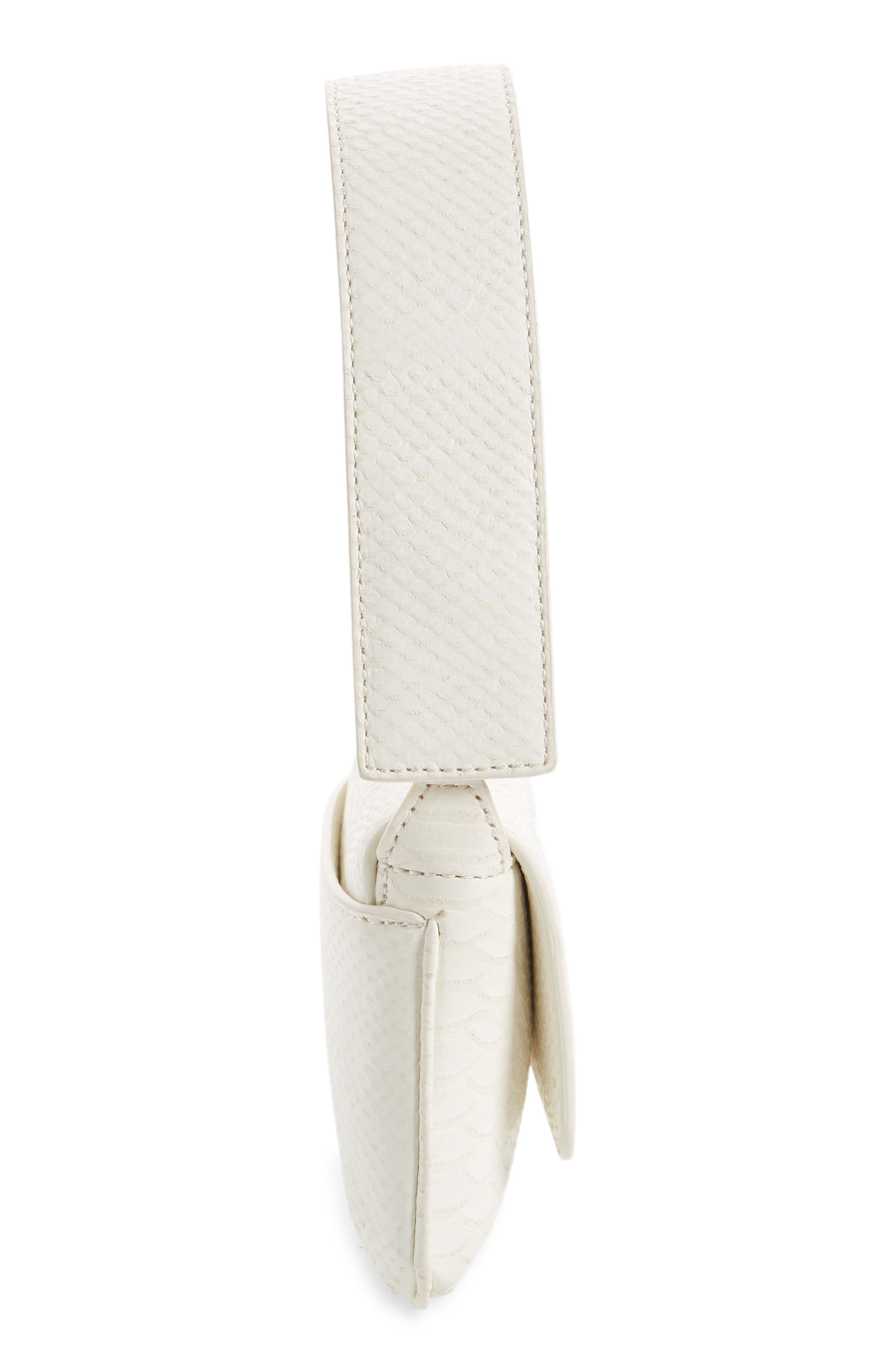 Damara Leather Shoulder Bag, Alternate, color, CLOUD