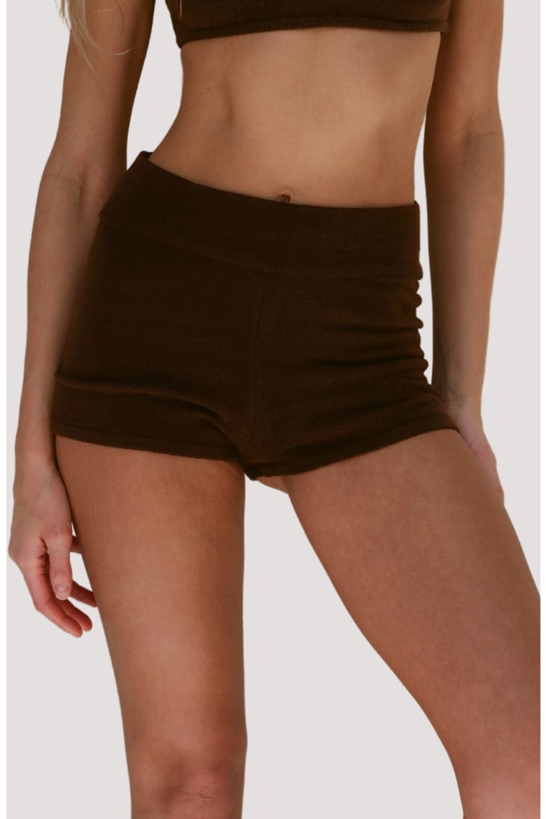 Roma Knit Shorts, Main, color, EARTH