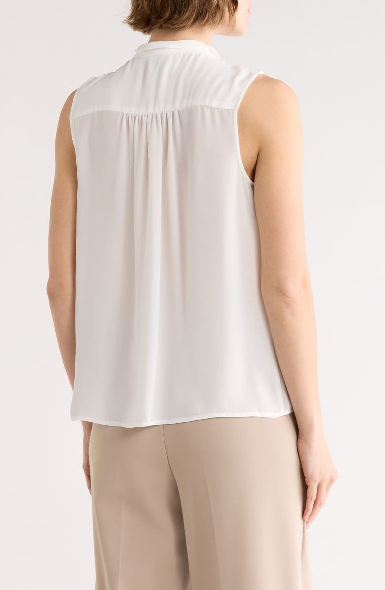 ELIE ELIE TAHARI Ruffle Sleeveless Top, Alternate, color, Ivory