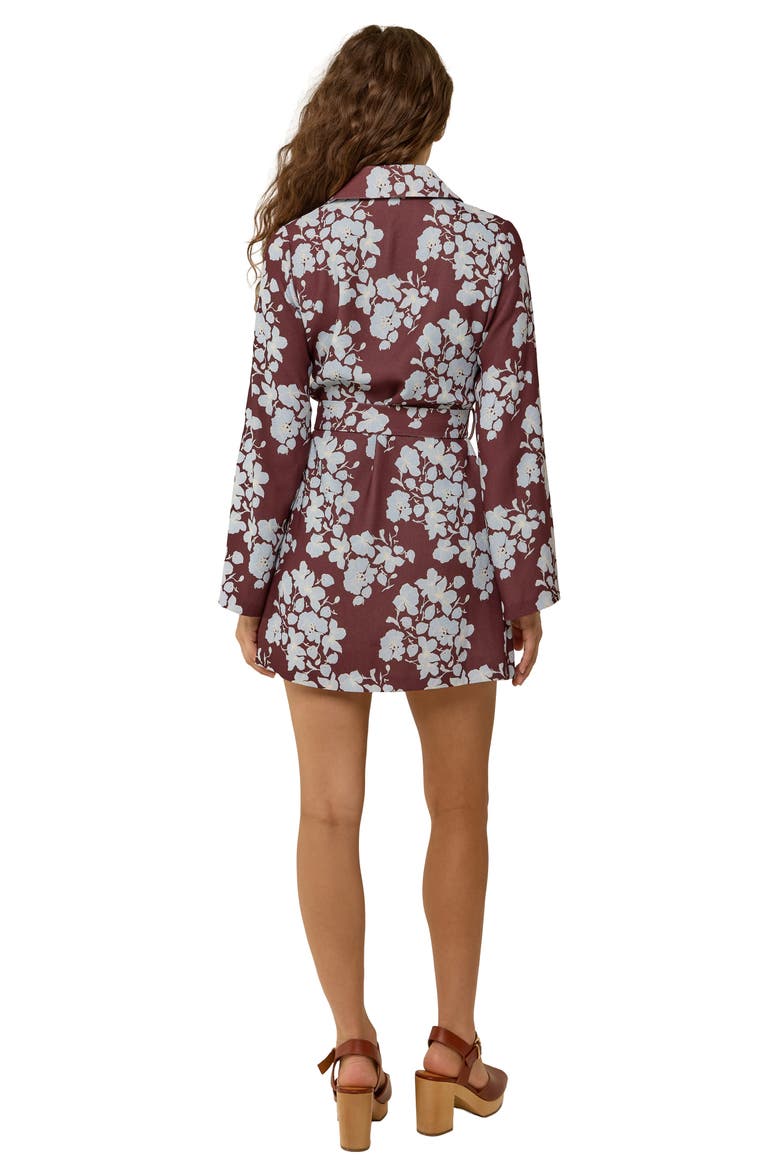 Quieta Mini Dress, Alternate, color, Tasman Floral