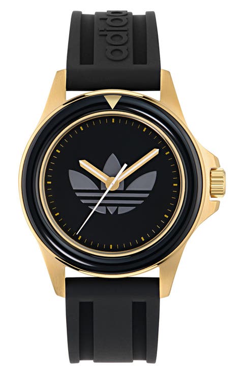 Expression One Silicone Strap Watch, 44mm