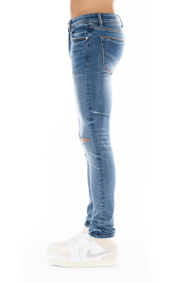 Strat Super Skinny Jeans, Alternate, color, RUE