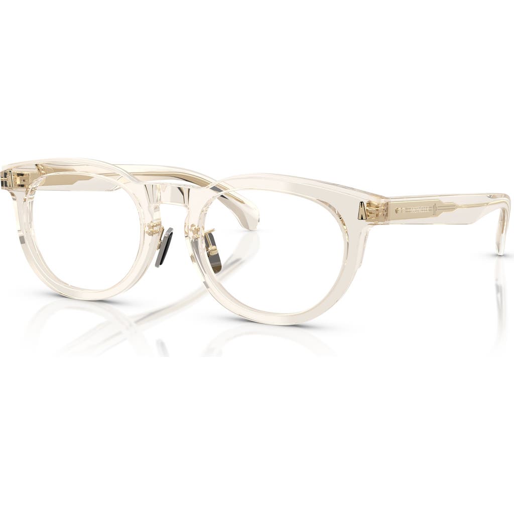 Moncler 50mm Phantos Optical Glasses In Gold