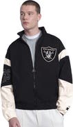 STARTER Men's Starter Black Las Vegas Raiders The Gust Full-Zip Hoodie