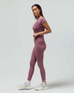 Reformer Ribbed Cap Sleeve Crop Top