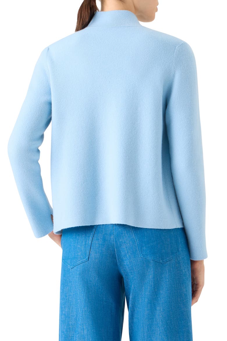 Reversible Cashmere Jacket, Alternate, color, POWDER BLUE-ECRU