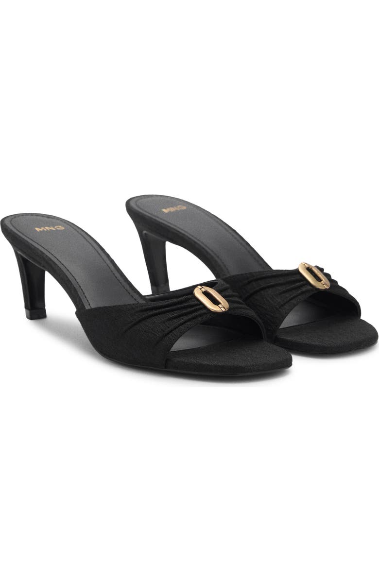 MANGO Slide Sandal, Main, color, Black