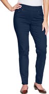 Jessica London Comfort Waist Stretch Denim Straight-Leg Jean