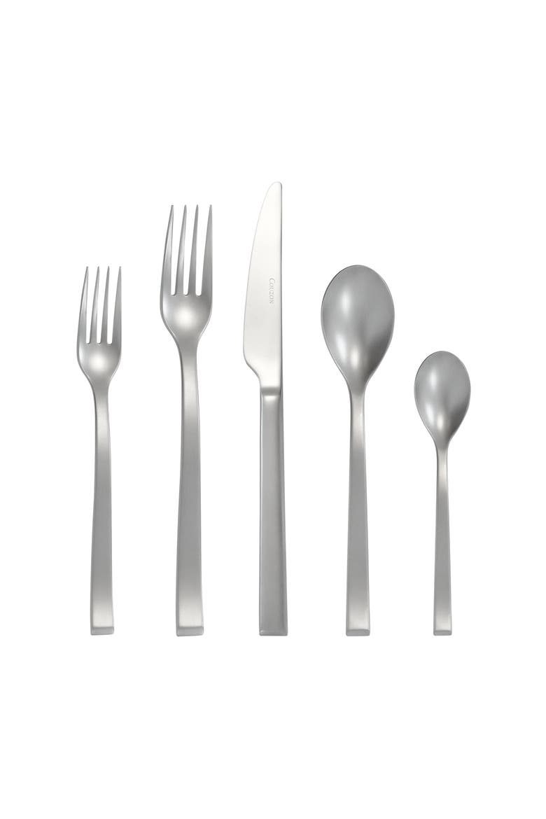 Side Velvet 5 Piece Place Setting, Main, color, STAINLESS STEEL