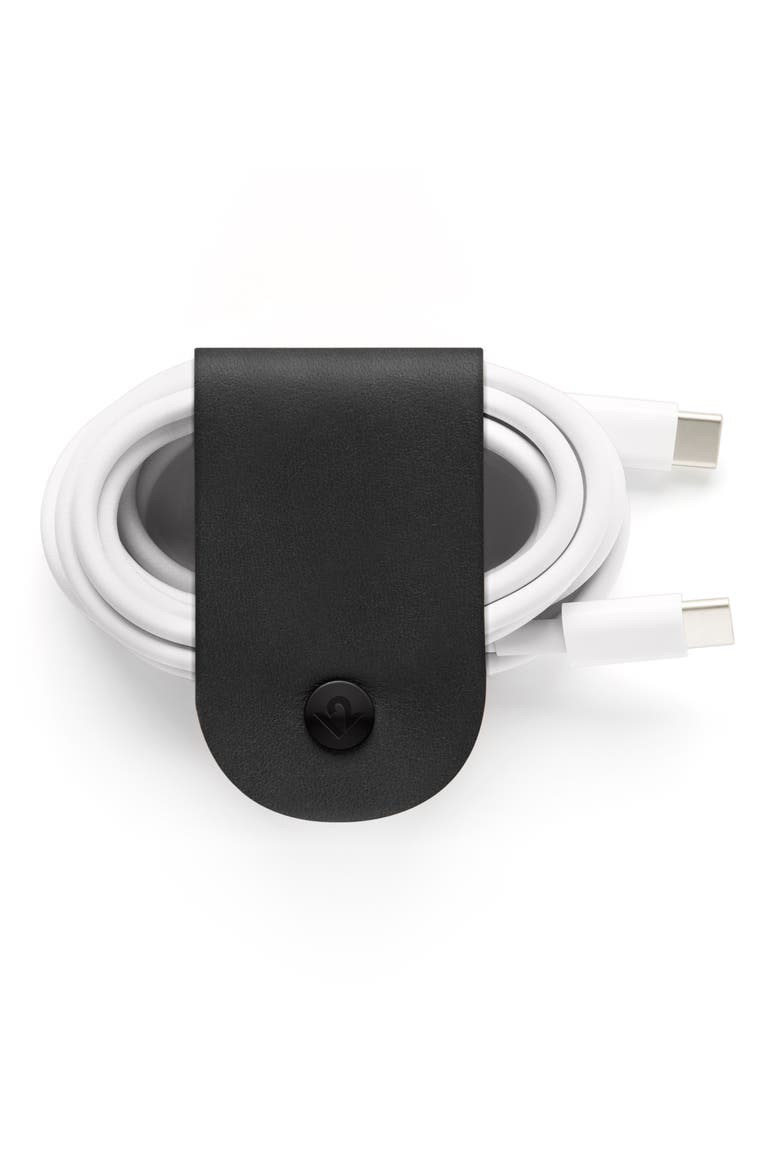 Set of 3 CableSnap Organizers, Alternate, color, BLACK