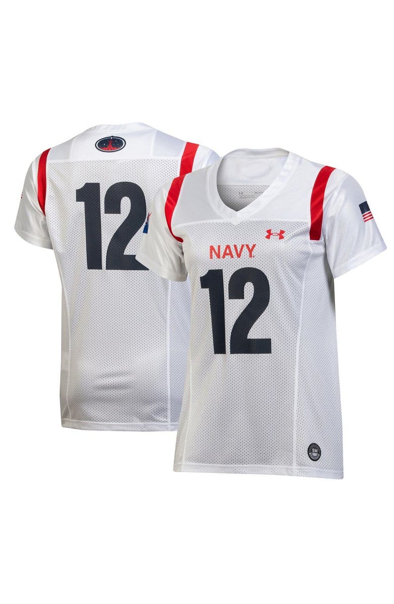 Under Armour Women's Under Armour White Navy Midshipmen 2022 Special Games Replica Jersey, Main, color, 