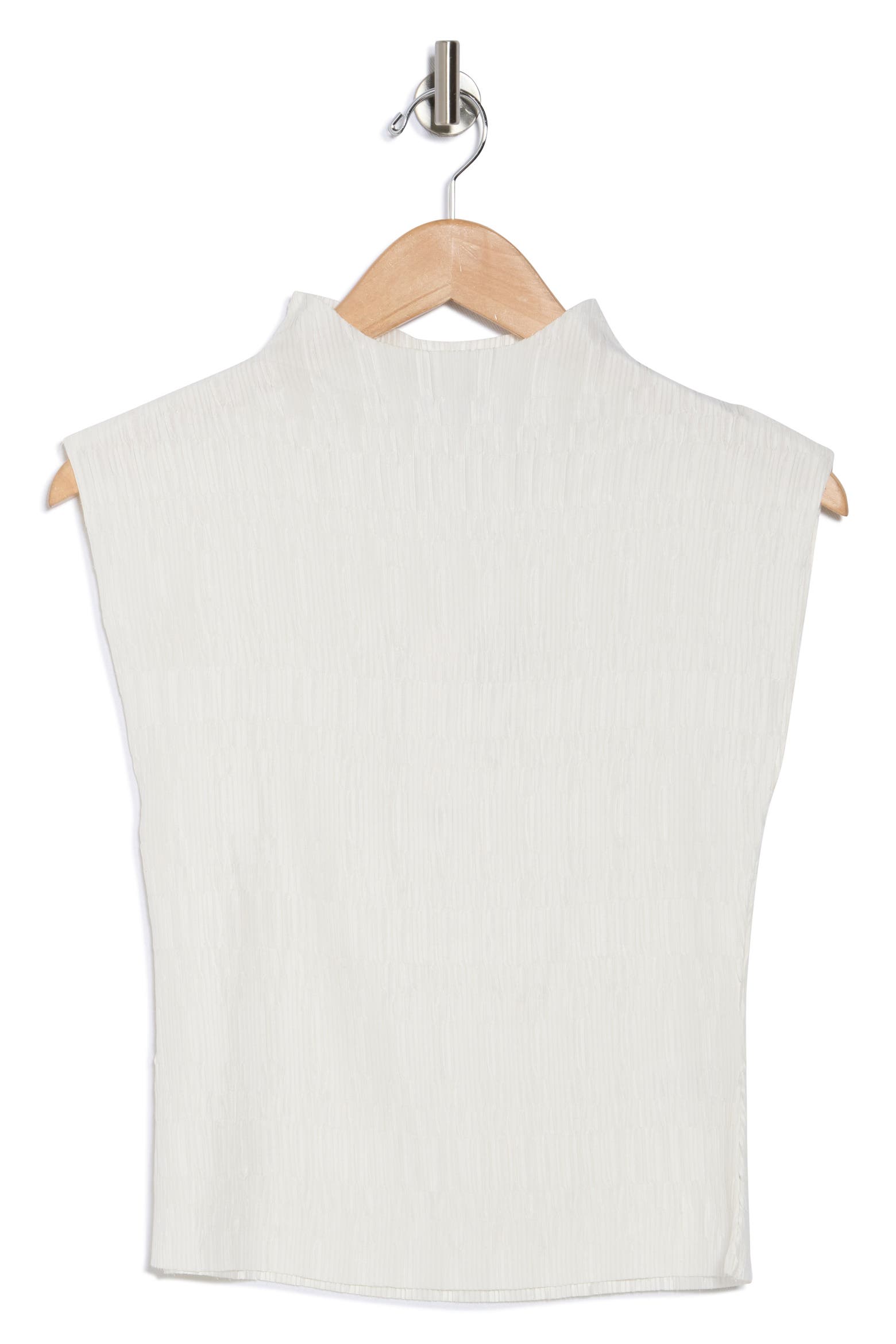 Foxe Veronica Beard Foxe Plissé Sleeveless Top (Women) | Nordstromrack