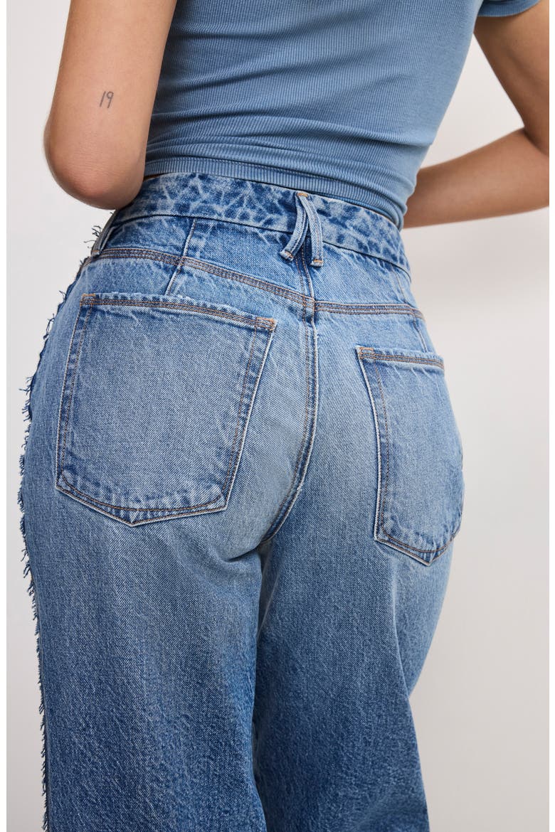 Good '90s High Waist Relaxed Straight Leg Jeans, Alternate, color, INDIGO831