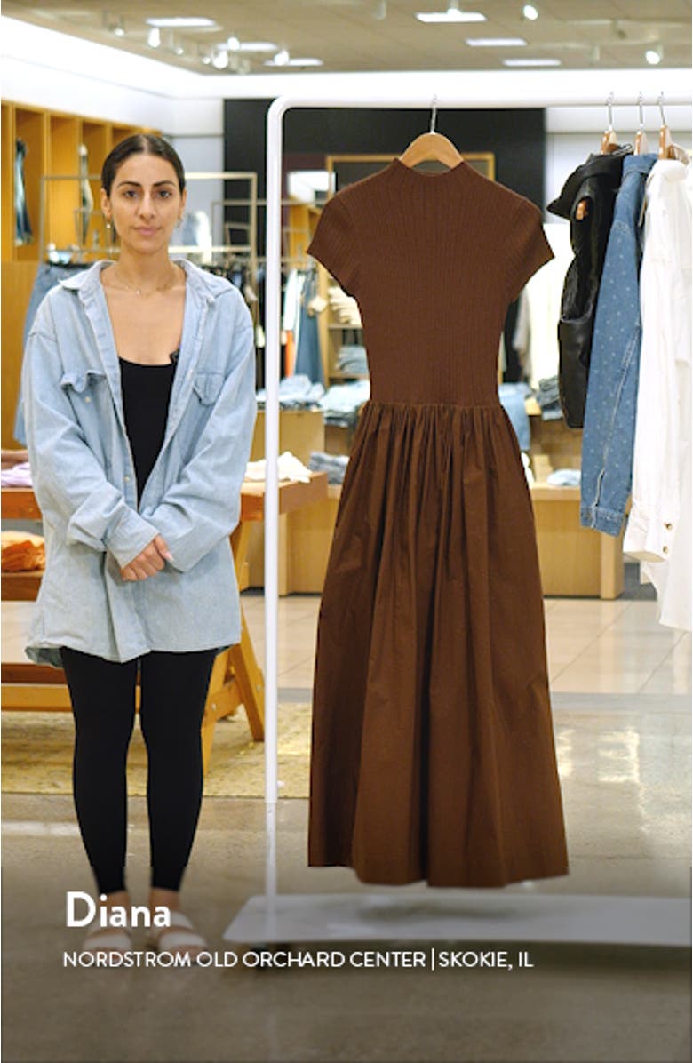 Lafayette Mixed Media Maxi Dress, sales video thumbnail