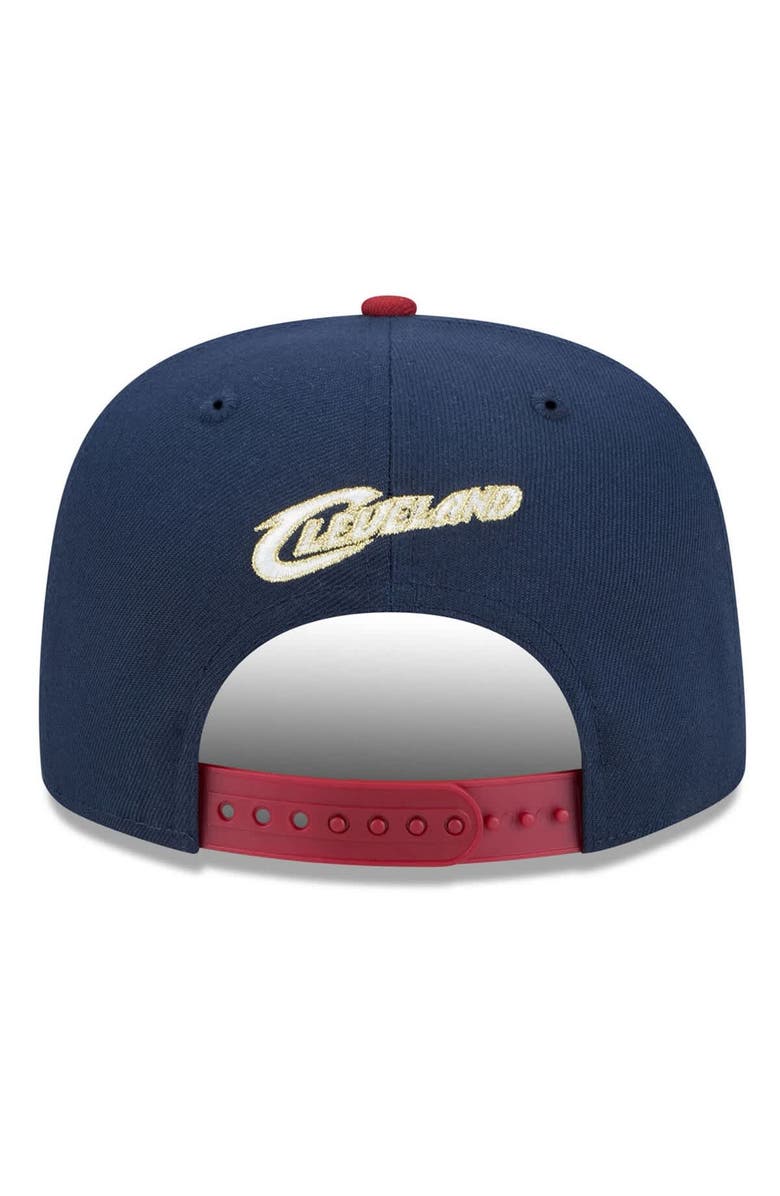 New Era Men's New Era Navy/Wine Cleveland Cavaliers 2025/26 Classic Edition Jersey Hook A-Frame 9FIFTY Snapback Hat, Alternate, color, Navy