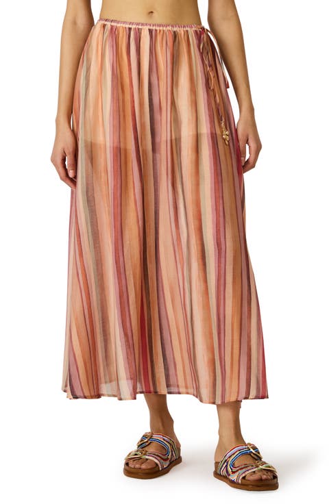 Shilloh Stripe Midi Skirt