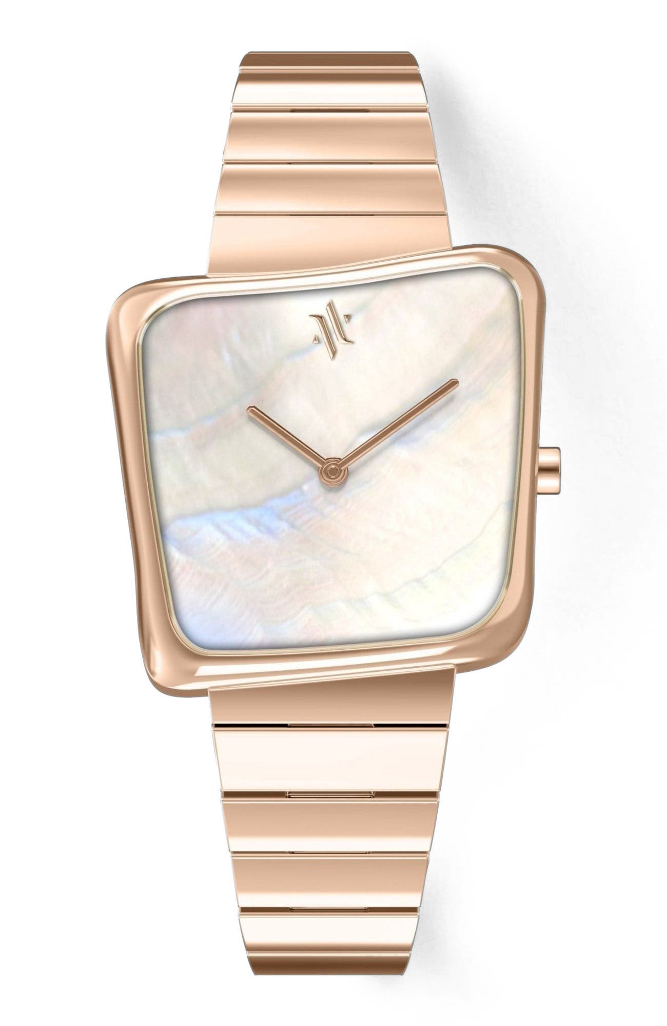 White Pearl-Rose Gold