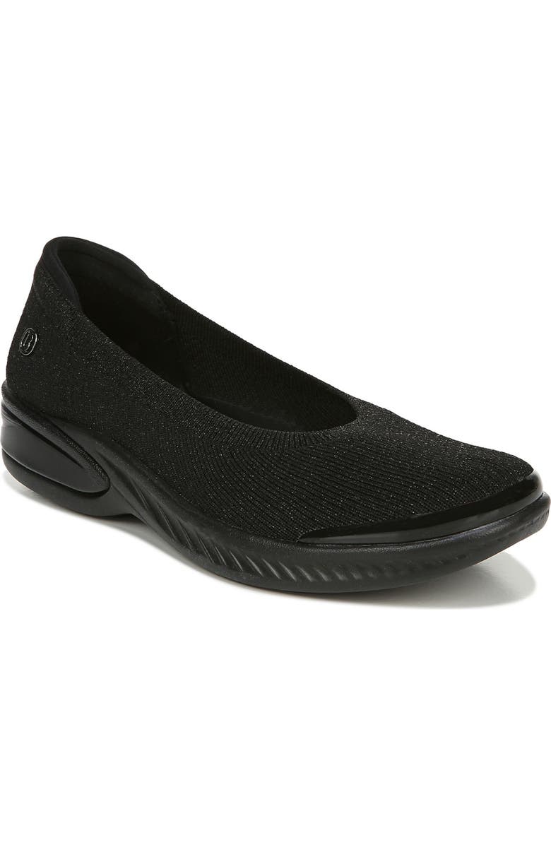 BZees Nutmeg Knit Flat, Main, color,