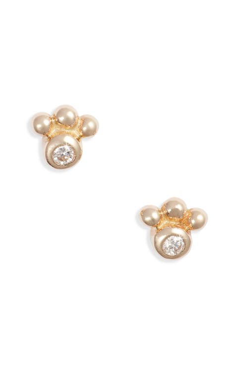 x Mel Soldera Phanie Diamond Stud Earrings