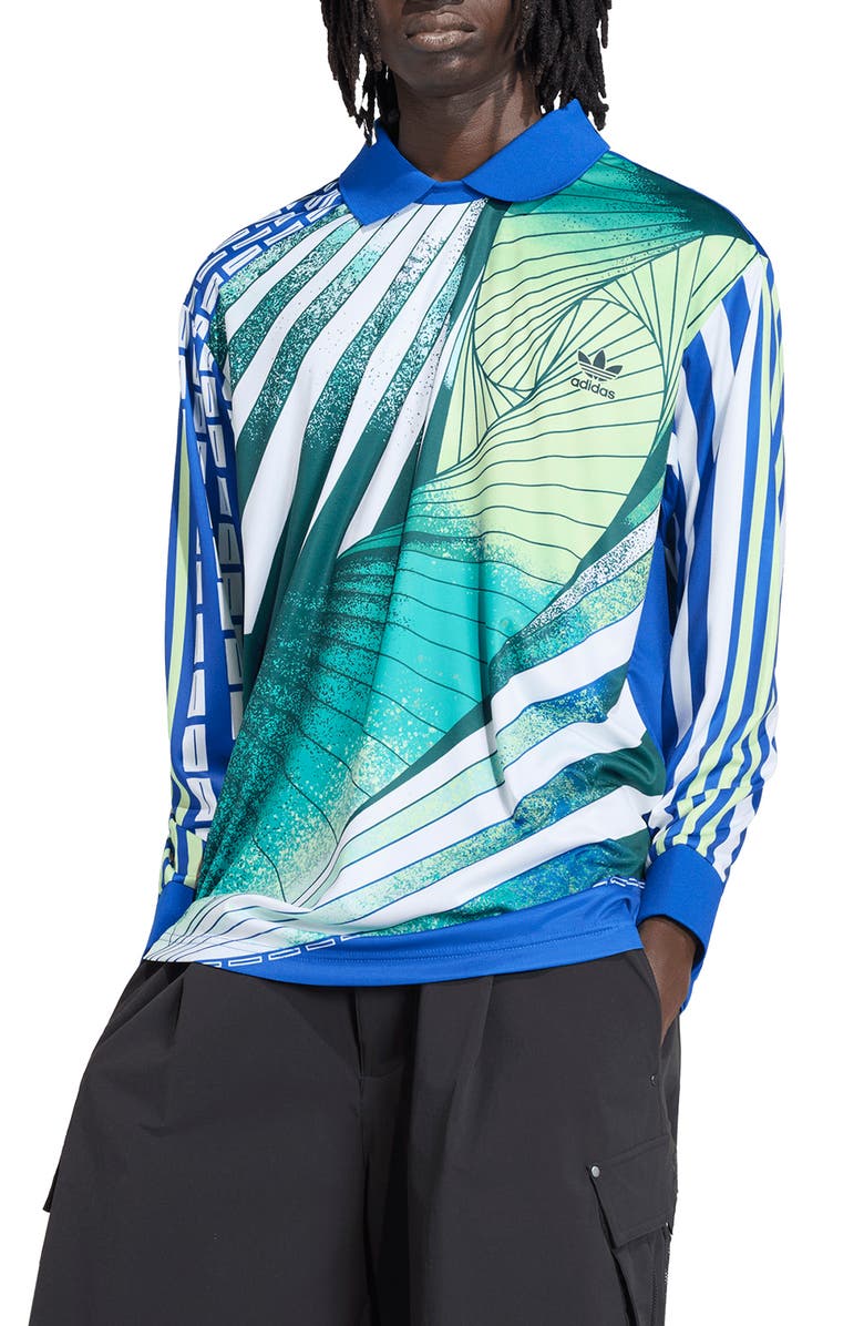 adidas Goalie Jersey, Main, color, Power Blue