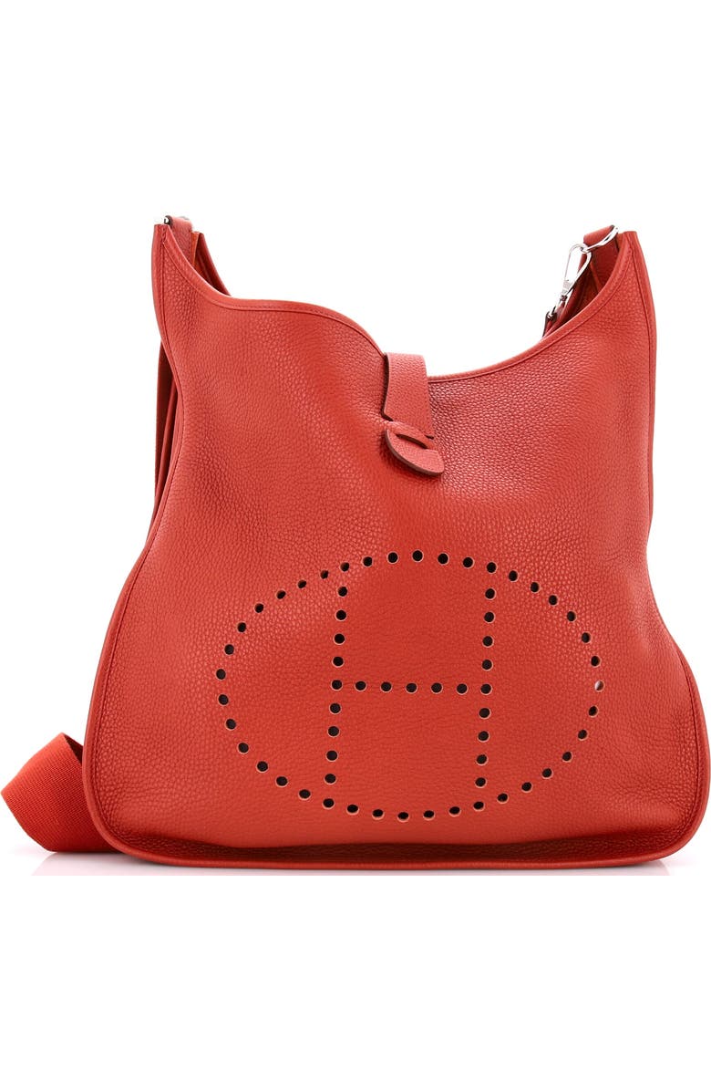 Pre-Owned Hermes Evelyne Bag Gen III Clemence TGM, Main, color, Cuivre