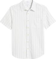 AG Aiden Stripe Short Sleeve Button-Up Shirt