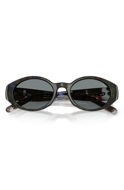 52mm Oval Sunglasses