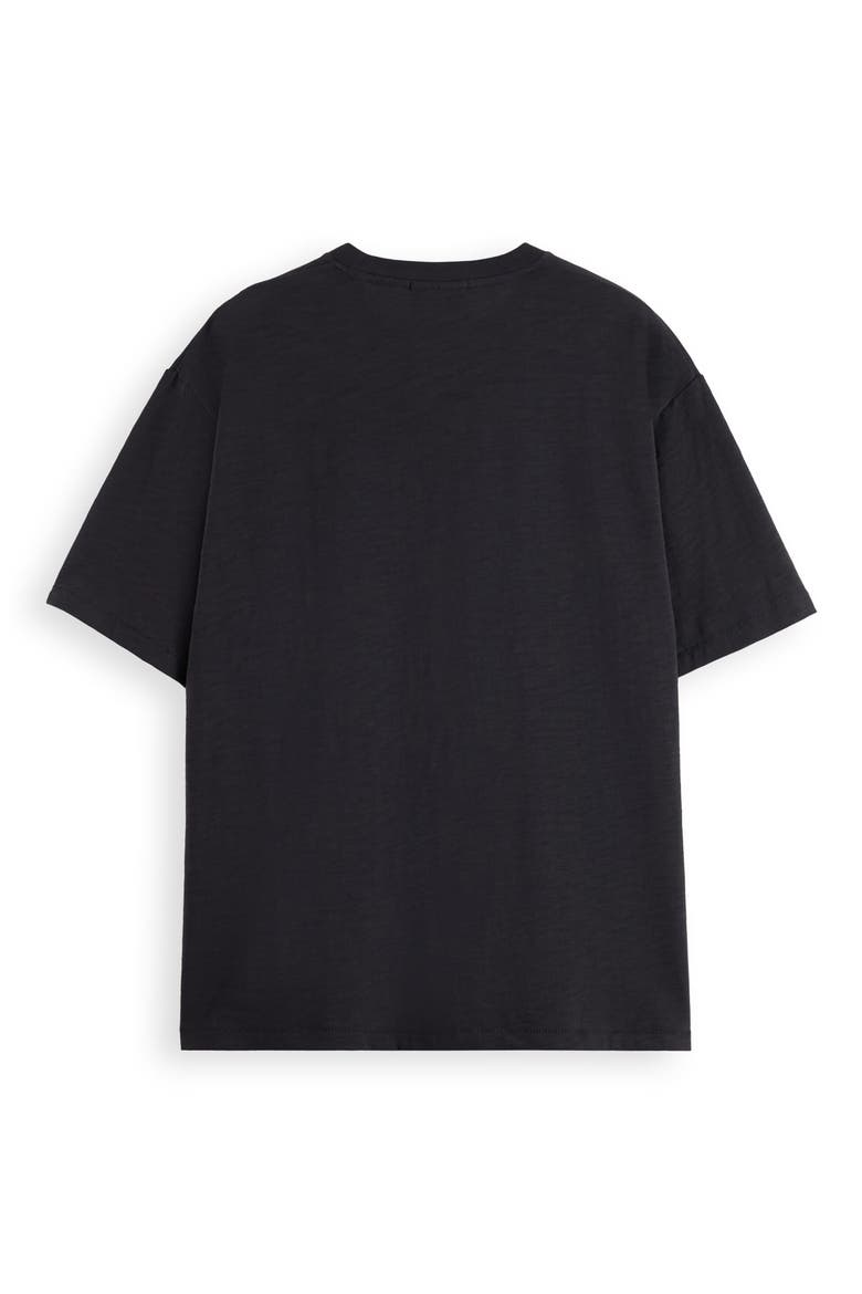 Loose Fit Logo Appliqué T-Shirt, Alternate, color, METEORITE