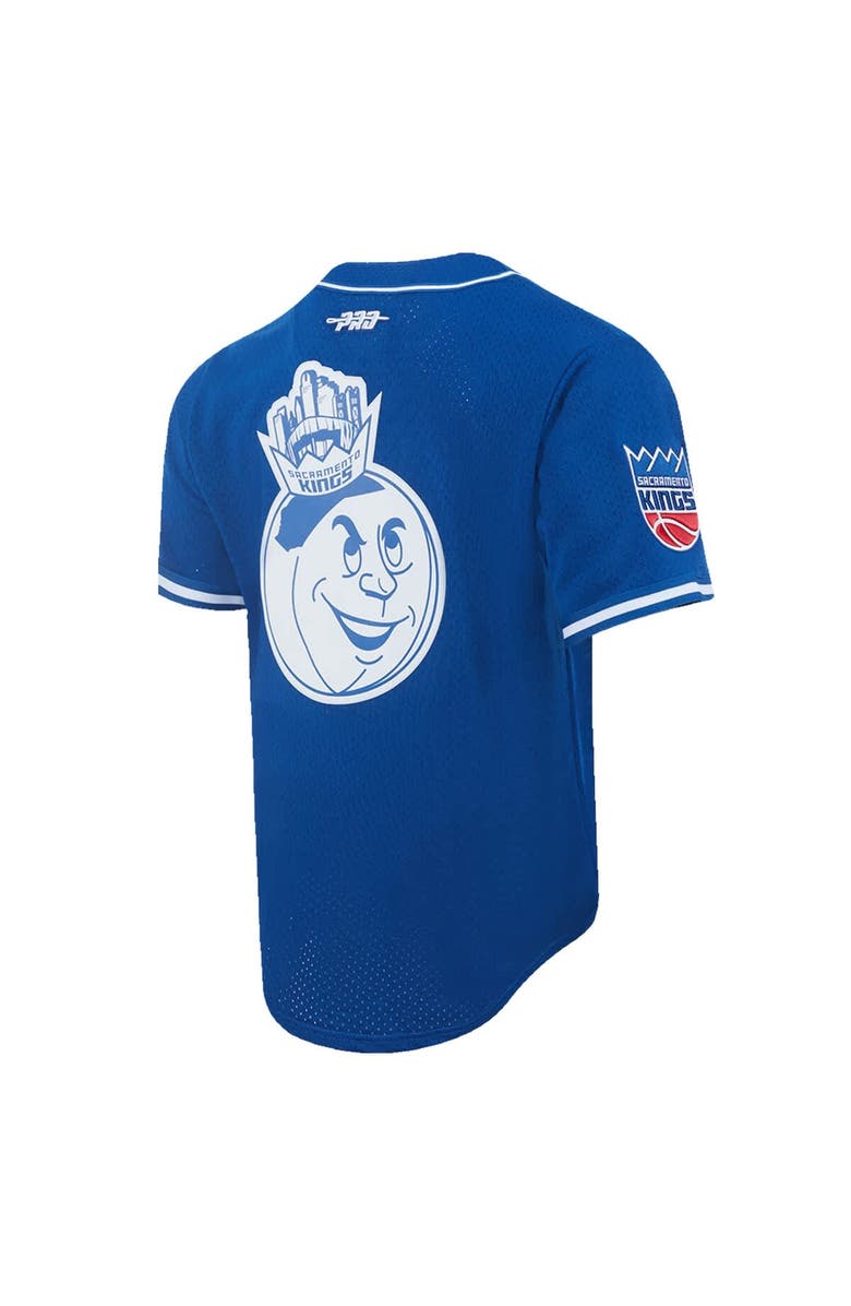 PRO STANDARD Men's Pro Standard Blue Sacramento Kings 2024/25 City Edition Mesh Baseball Jersey, Alternate, color, 