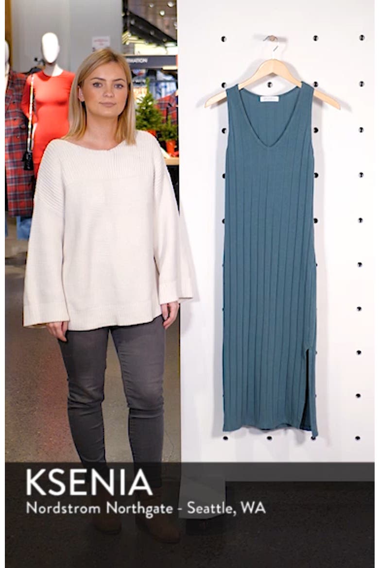 Ribbed Midi Dress video