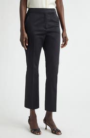 Max Mara Okra Crop Straight Leg Pants
