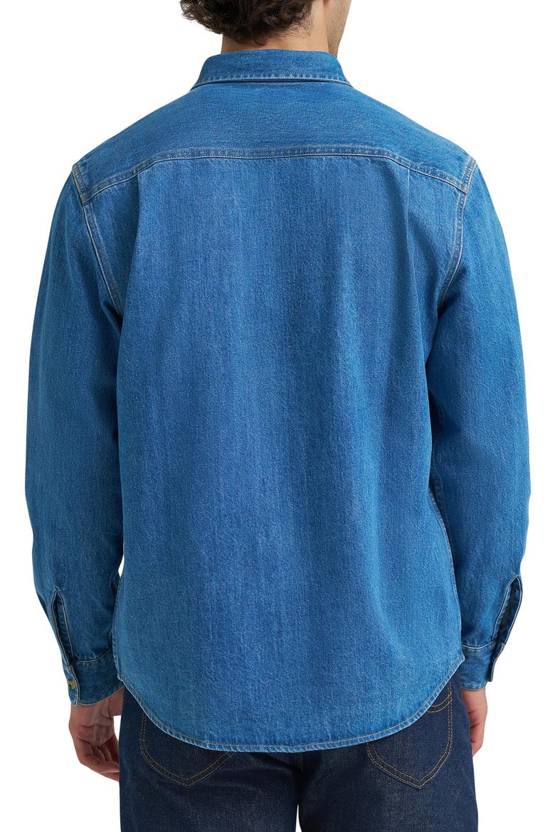 91-J Worker Long Sleeve Button Up Shirt, Alternate, color, TRADEWINDS