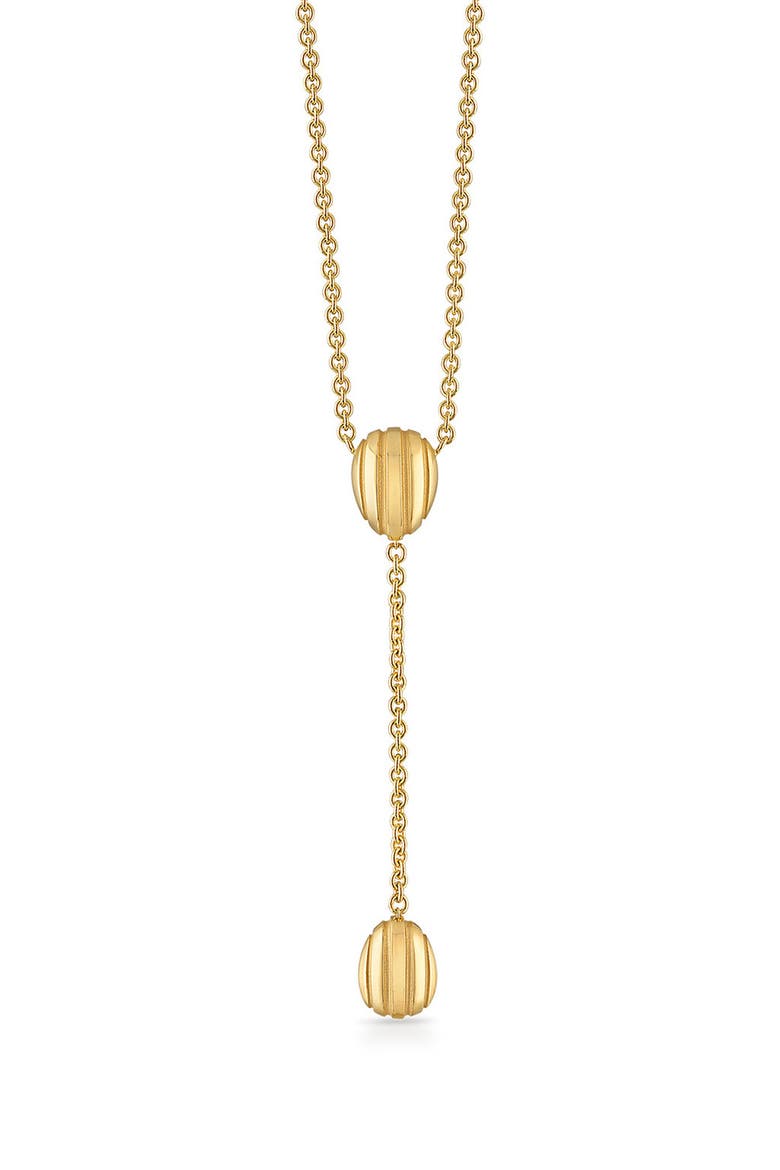 Eos Lariat Y-Necklace, Main, color, GOLD