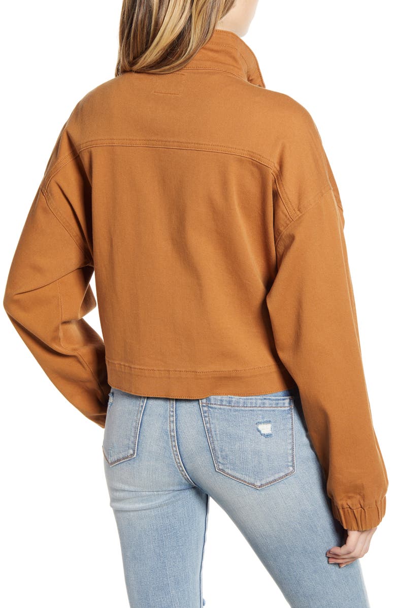 Tinsel Crop Utility Jacket, Alternate, color,