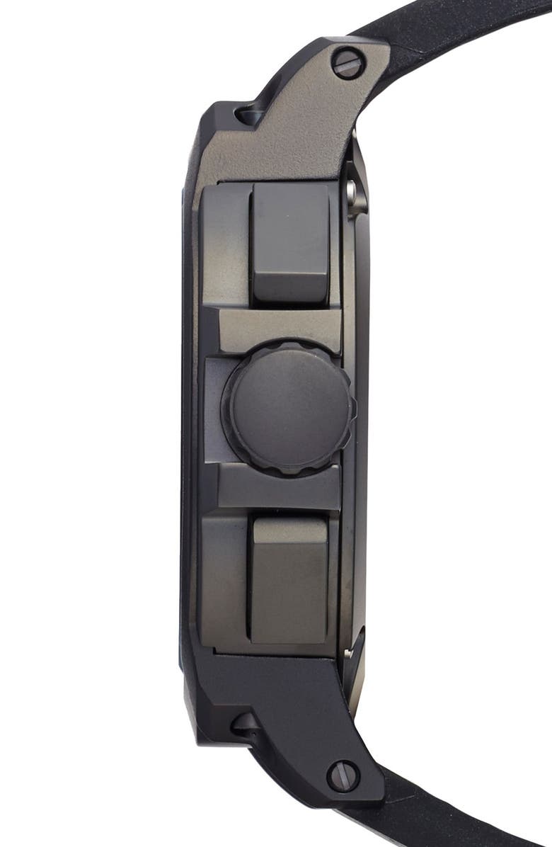 Ritmo Mundo 'Quantum I' Chronograph Silicone Strap Watch, 50mm, Alternate, color,