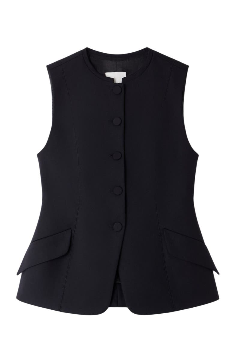 SANDRO Peplum jacket, Alternate, color, Black