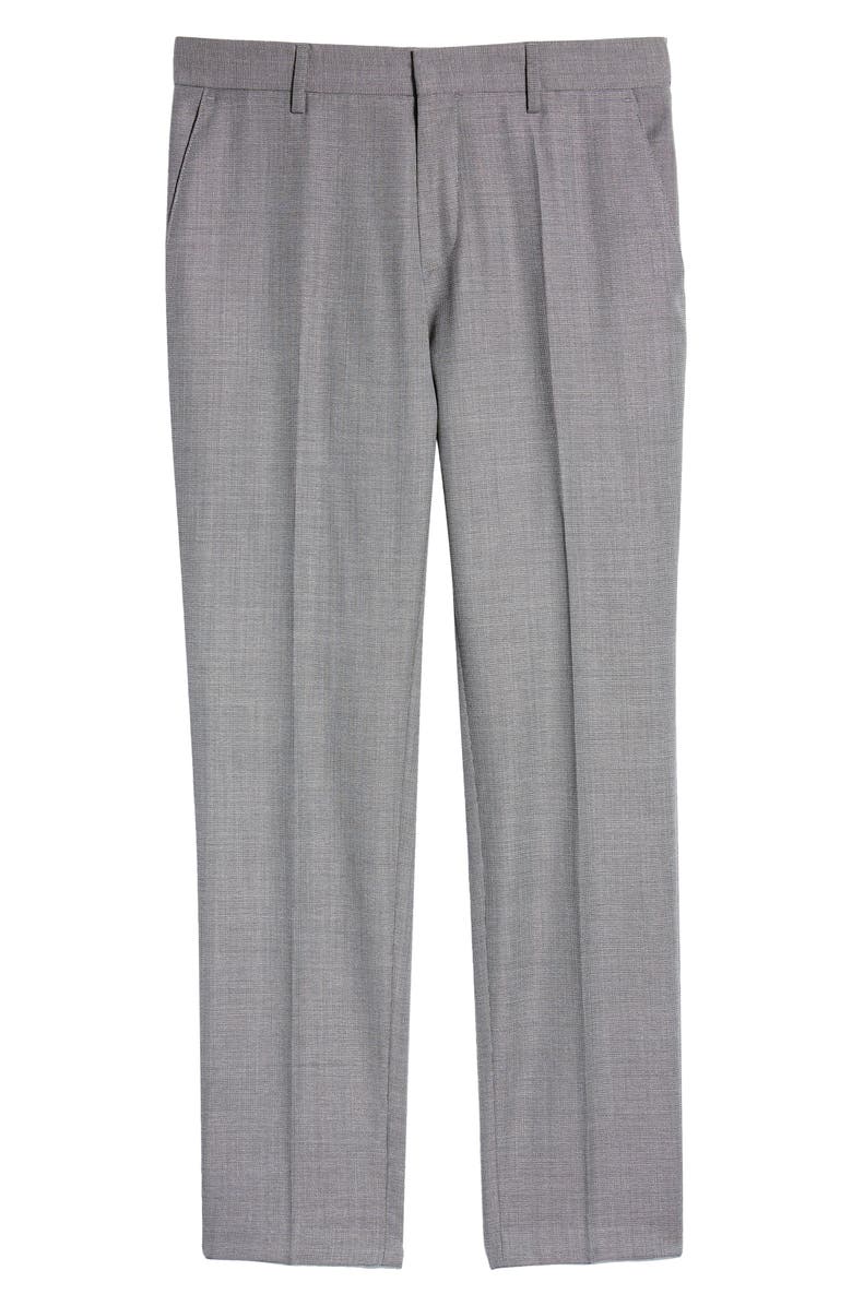 BOSS Genius Virgin Wool Trousers, Alternate, color,