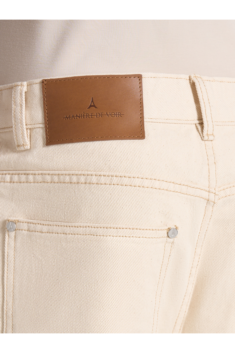 DN002 Relaxed Fit Jeans, Alternate, color, Cream