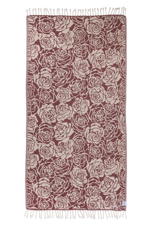 Rose Sand Resistant Organic Turkish Towel