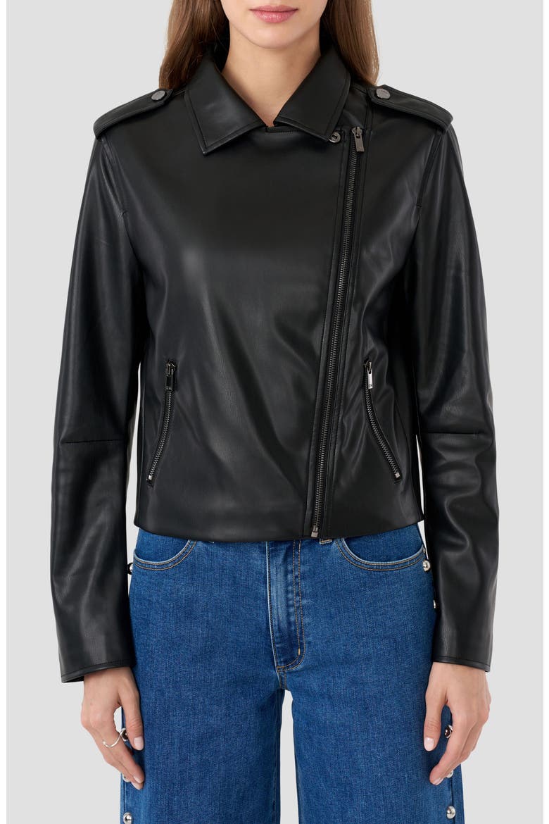 Moto Jacket, Main, color, BLACK