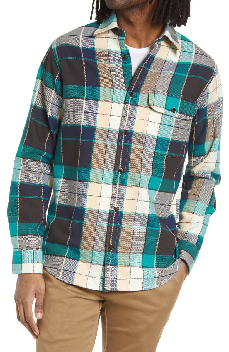 NN07 Alpha Plaid Button-Up Shirt, Alternate, color,