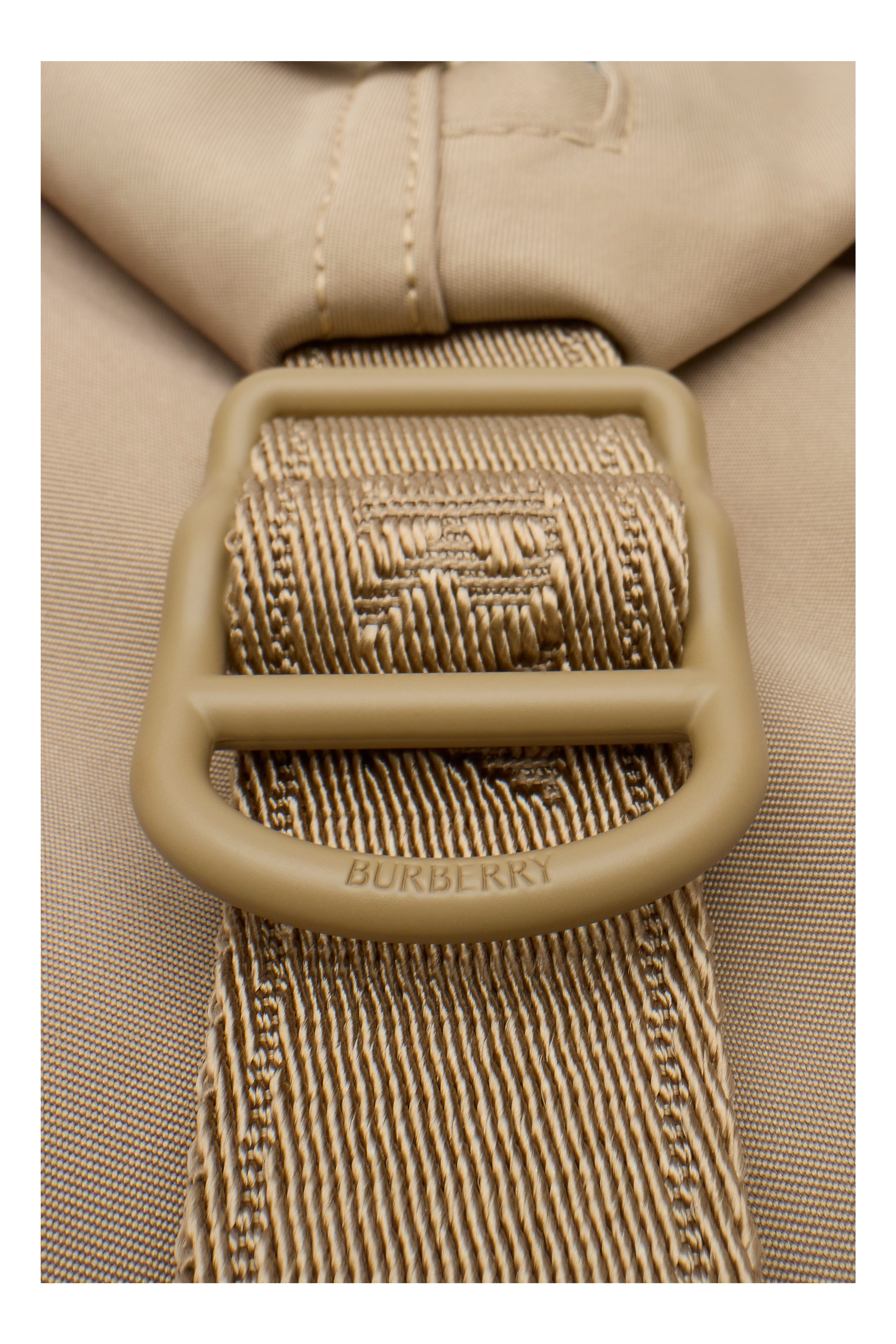 Burberry Storm Backpack, Alternate, color, Taupe Beige