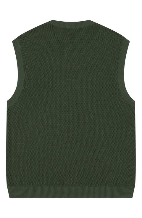 Open Stitch Sweater Vest