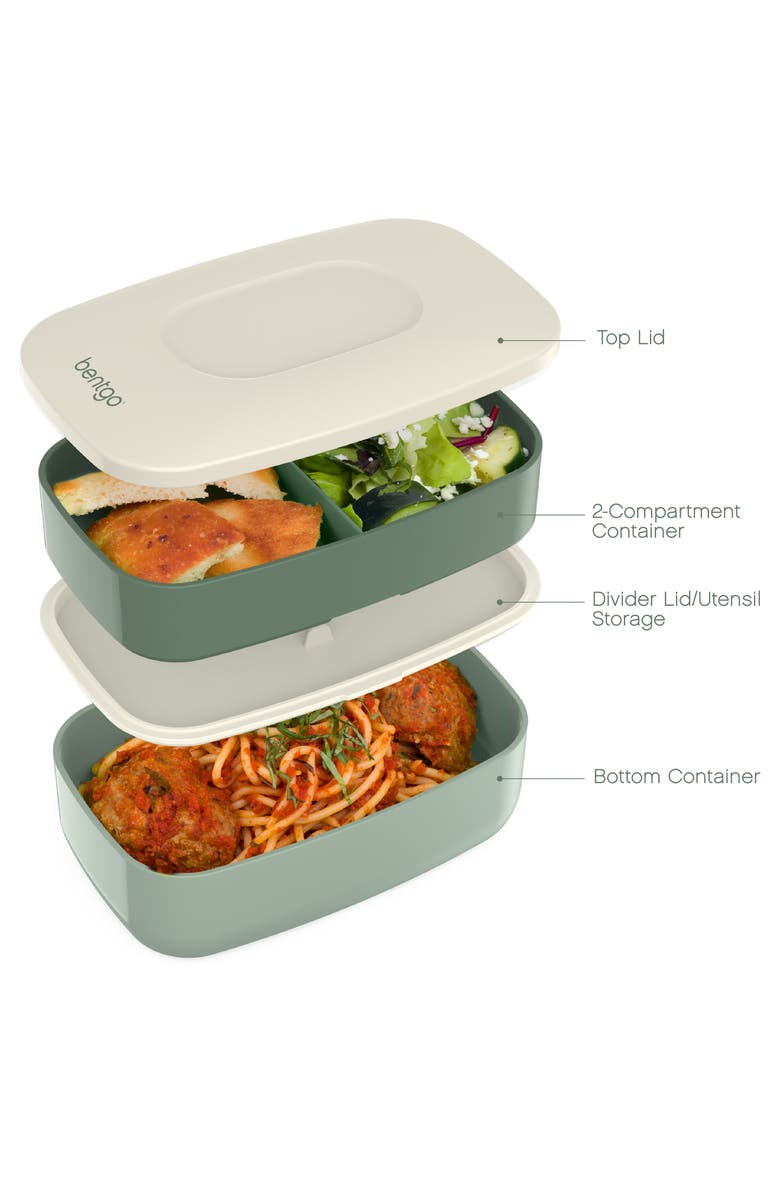 BENTGO Classic Lunch Box - Khaki Green, Alternate, color, Khaki Green