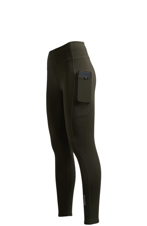 Pynrs Performance Streetwear Talbot 7 8 Running Tight In Deep Olive