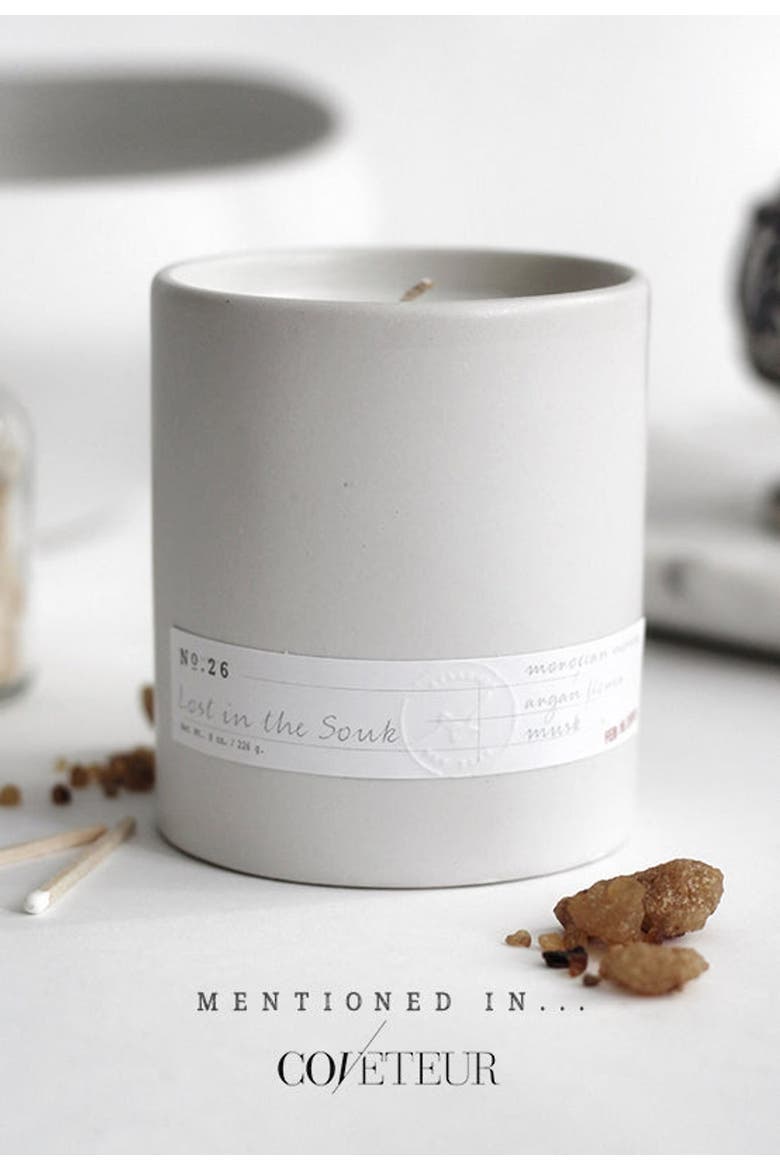 No. 26 In The Souk Scented Candle, Alternate, color, White
