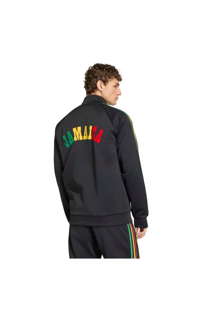 adidas Men's adidas Black Jamaica National Team Originals Full-Zip Track Jacket, Alternate, color, Black