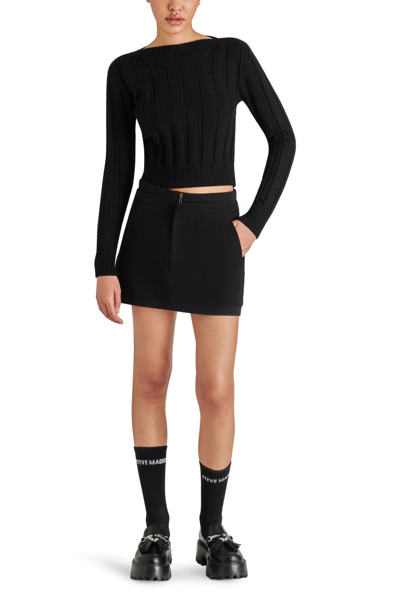 Steve Madden Serra Rib Sweater, Alternate, color,